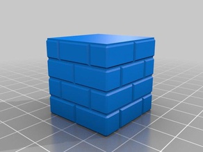 column brick buildings structures 3d print model - Mito3D