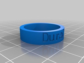 anel duracer anéis personalizado 3d print model - Mito3D