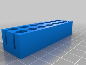 özelleştirilmiş hex bit tutucu aracı sahipleri kutuları 3d print model - Mito3D