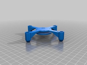 hubsan h107l quadcopter frame wijziging diy 85mm 8mm chassis de drone duurzaam h107c micro 3d print model - Mito3D