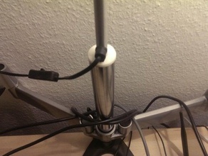 buis reducer montage paal lamp van mijn monitor mount staan computer 3d print model - Mito3D