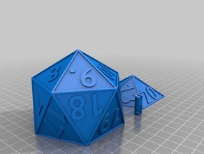 drop-down die holding dice 3d print model - Mito3D