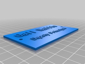 gail plaque accessories customized 3d print model - Mito3D
