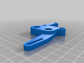 prusa i3 rework taller endstop +5 mm 3d printer parts prusai3 y-axis y-endstop motor mount 3d print model - Mito3D