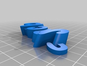 jacob keychain organization customized 3d print model - Mito3D