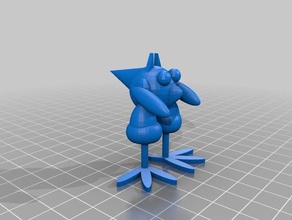 uccello creatura 3d stampa 3d print model - Mito3D