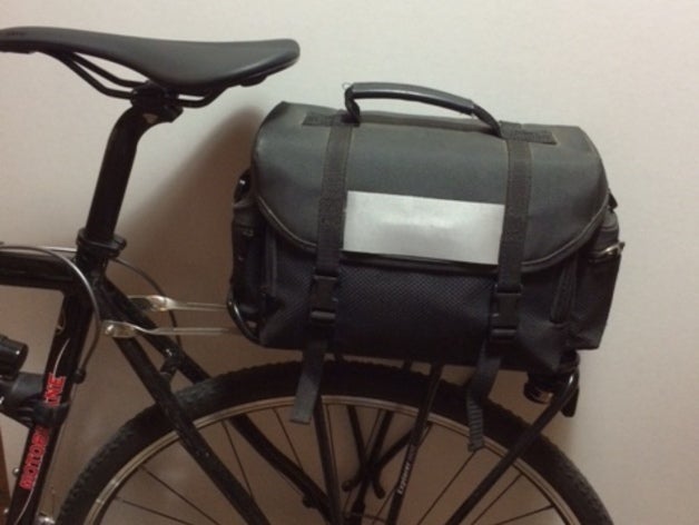 topeak explorer bike rack trunk bag adapter sport outdoors bicycle clip mounting bracket slide 3D print model - Mito3D