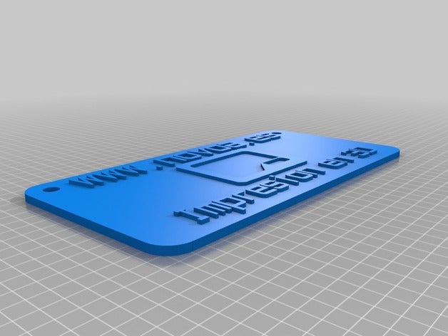 chapa de borden logo ' s maat 3D print model - Mito3D