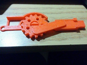 giocattolo del pistone meccanica i giocattoli ingranaggio keychain movimento 3d print model - Mito3D