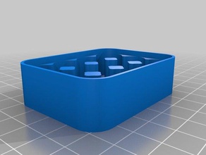 12 aa topo cobrado recipientes personalizado 3d print model - Mito3D