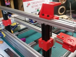 leadnut printed linear bearing 20mm axis 3d printer parts 3d print model - Mito3D