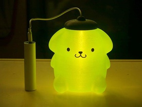 pom purine lantaarn speelgoed spelletjes schattig hond hellokitty hello kitty keroppi lamp pudding sanrio 3d print model - Mito3D