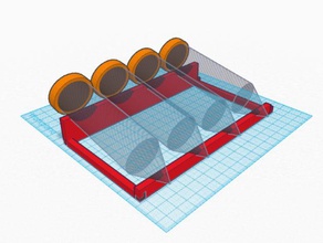 centrifugeuse de support tube 50 ml l'ingénierie laboratoire rack recherche 3d print model - Mito3D