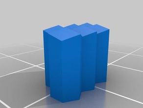 honeycomb 2x8 biology customized 3d print model - Mito3D