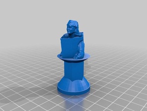 pawn01-robin chess 3d print model - Mito3D