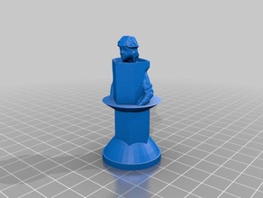 pawn03-lauren jeu d'échecs 3d print model - Mito3D