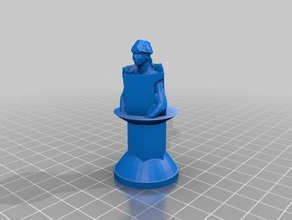 pawn02-eunice chess 3d print model - Mito3D
