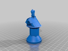 bishop01-alex jeu d'échecs 3d print model - Mito3D