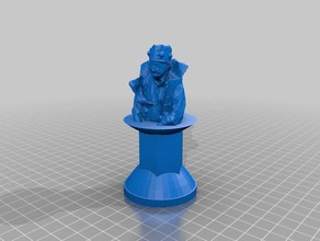 king02-bob jeu d'échecs 3d print model - Mito3D