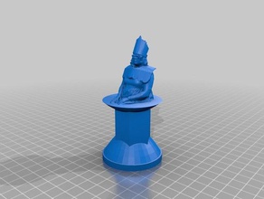 queen02-jaina chess 3d print model - Mito3D