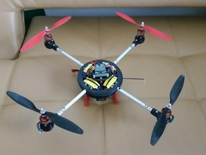 3d printbare quadcopter 500 sjx01e rc voertuigen hobbyking kk21 multicopter 3d print model - Mito3D