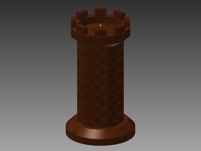 toren schaak 3d print model - Mito3D