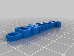 oakley mesaj Anahtarlık organizasyon özelleştirilmiş 3d print model - Mito3D