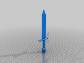 broad sword 3d printing 3d print model - Mito3D
