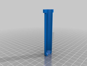 display flag pole extention caps parts 3d print model - Mito3D