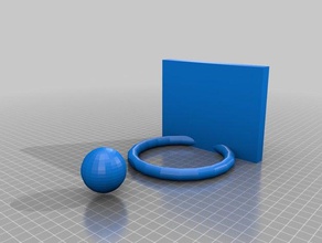 basket ball l'art 3d print model - Mito3D