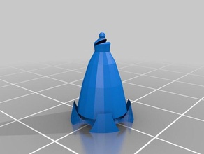 el obispo de ajedrez pieza tinkercad 3d print model - Mito3D