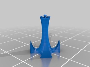 la reina del ajedrez pieza de tinkercad 3d print model - Mito3D