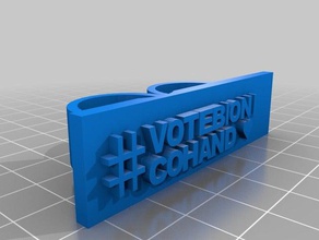 bague votebionicohand 3d het afdrukken googleimpactchallenge mhk 3d print model - Mito3D