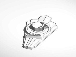 réplica harlie tono de mando 3d la impresión radio retro vintage perilla volumen 3d print model - Mito3D