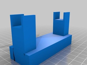 flashforge rêveur bloc d'alignement 3d de l'imprimante accessoires double extrudeuses creator pro 3d print model - Mito3D