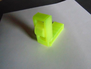 replicator 1 clip-on filament guide 3d printer accessories addon fakerbot thingie 3d print model - Mito3D