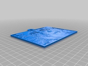 jacqouille lithographie 2d de kunst maat 3d print model - Mito3D