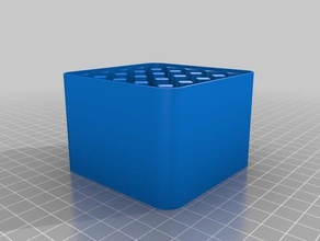 caixa de bateria aa 5x5 recipientes personalizado 3d print model - Mito3D