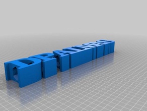 3dpalmas de borden logo ' s maat 3d print model - Mito3D