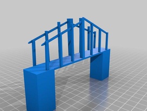 rachaels truss brug 3d afdrukken 3d print model - Mito3D