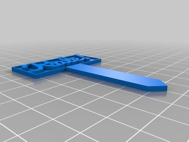 mijn aangepaste plant teken outdoor tuin 3D print model - Mito3D