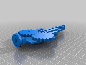 il mio personalizzato parametrico robot artiglio robotica 3d print model - Mito3D