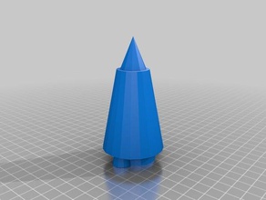 roket gemi sanat 3d print model - Mito3D