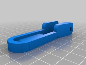 my customized bladekey scad only keychains 3d print model - Mito3D