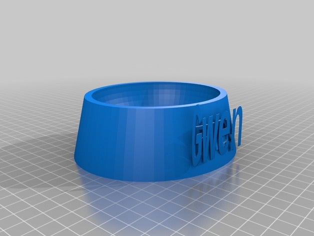 dog bowl 3d printing 3D print model - Mito3D