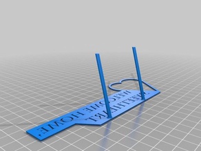 welcome home sweetheart sign decor 3d print model - Mito3D