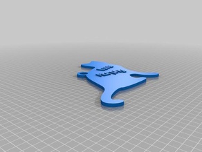 murphy kat sleutelhangers maat 3d print model - Mito3D