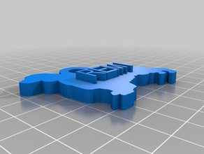 remi de porte-clés personnalisé 3d print model - Mito3D