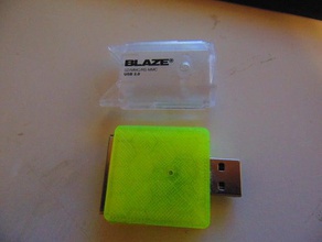 blaze sd card reader replacement case computer 3d print model - Mito3D
