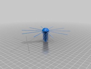 mijn maat kwallen - drooloops dieren 3d print model - Mito3D